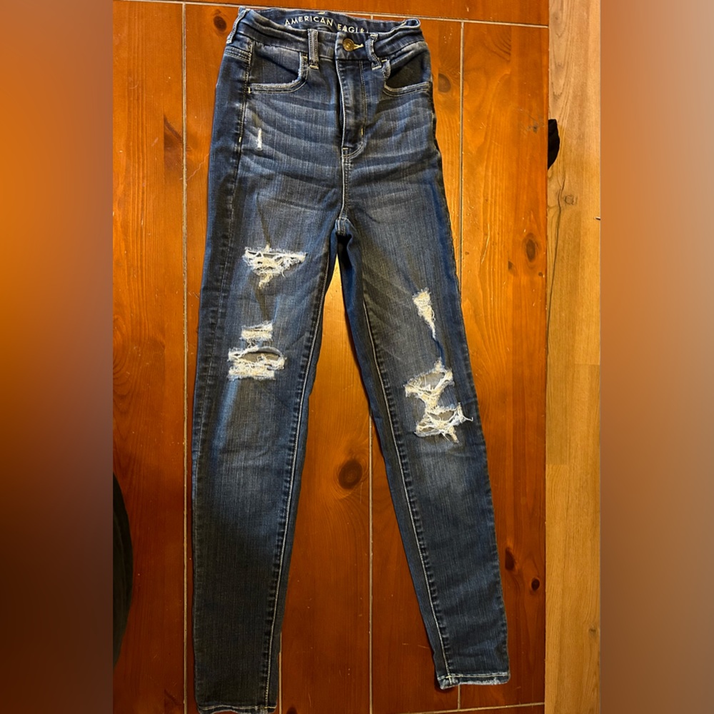 American eagle skinny jeans size 2